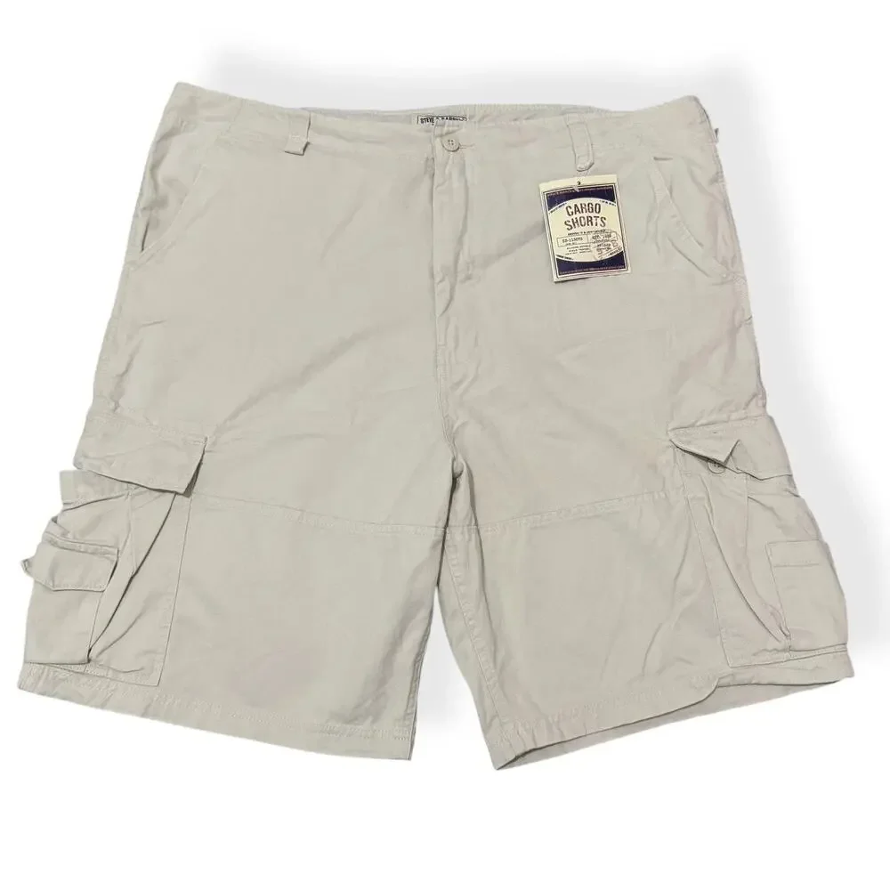Steve And Barry’s Cargo Shorts Khaki Men's Size 42 Cotton 10 In New